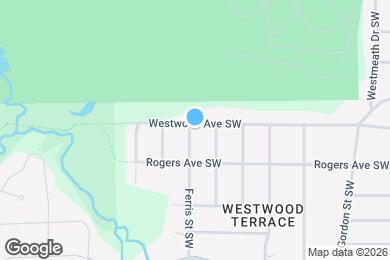 Map image of the property - 1956 Westwood Ave SW