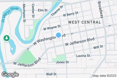 Map image of the property - 1219 W Washington Blvd