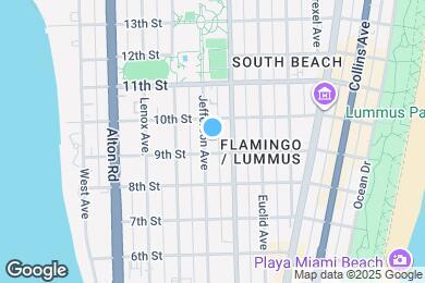 Map image of the property - 921 Jefferson Ave