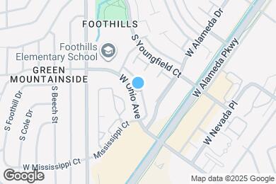 Map image of the property - 13041 W Ohio Ave