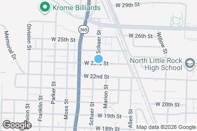 Map image of the property - 826 W 23rd St