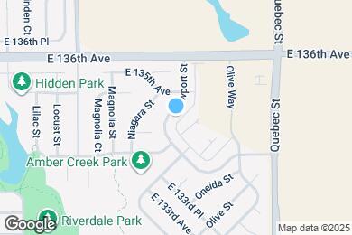 Map image of the property - 13477 Oneida Ln