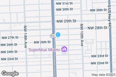 Map image of the property - 1175 NW 26th St
