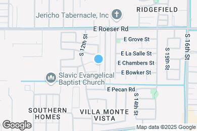 Map image of the property - 1221 E Bowker St