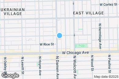 Map image of the property - 849 N Damen Ave