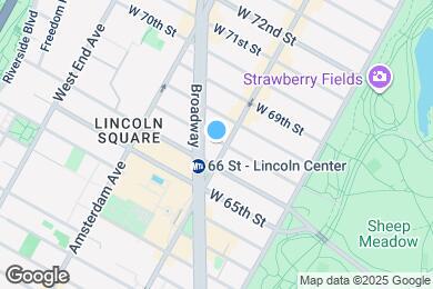 Map image of the property - 100 W 67th St