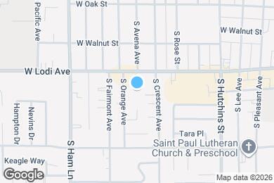 Map image of the property - Orange Grove Apartments
