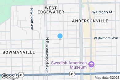 Map image of the property - 1708 W Balmoral Ave