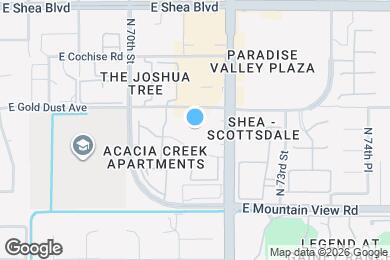 Map image of the property - Montclair Scottsdale