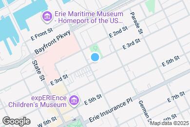 Map image of the property - 207 E 3rd St
