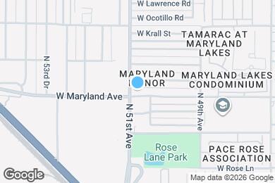 Map image of the property - 5044 W Maryland Ave