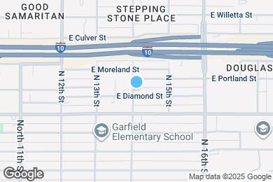 Map image of the property - 1402 E Diamond St