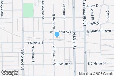 Map image of the property - 254 W Peoria Ave