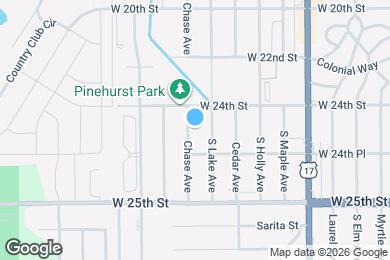 Map image of the property - 2411 Chase Ave