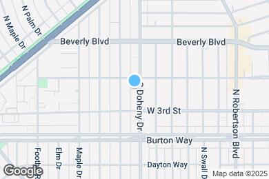 Map image of the property - 117 S Doheny Dr