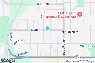 Map image of the property - 1609 W 4th St