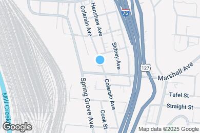 Map image of the property - 2813 Colerain Ave