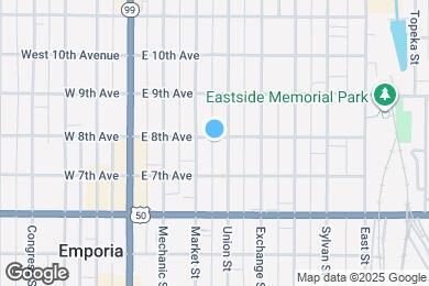 Map image of the property - 215 E 8th Ave
