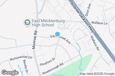 Map image of the property - 1001 Eaglewood Ave