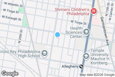 Map image of the property - 3342 N Smedley St