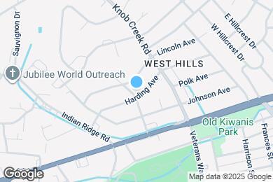 Map image of the property - 918 Harding Ave
