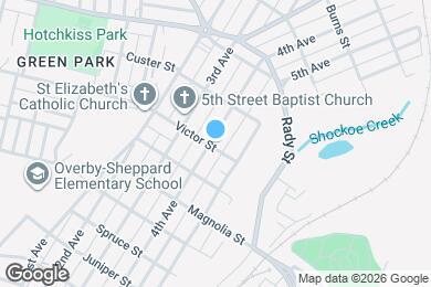 Map image of the property - 2801 4th Ave