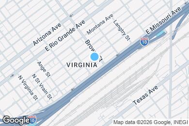 Map image of the property - 1218 Wyoming Ave
