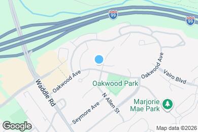 Map image of the property - 223 Oakwood Ave