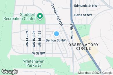 Map image of the property - 2407 Huidekoper Plz NW