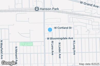 Map image of the property - 1822 N Luna Ave