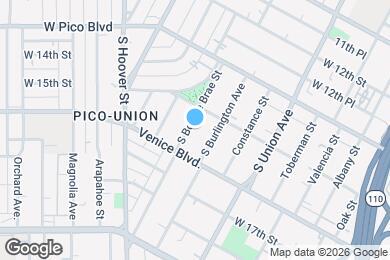 Map image of the property - 1426 S Bonnie Brae Street