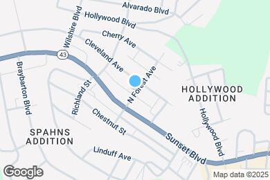 Map image of the property - 133 N Forest Ave