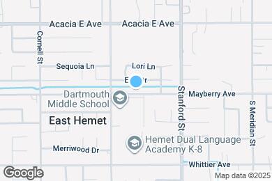 Map image of the property - 41612 Mayberry Ave