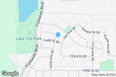 Map image of the property - 15053 167th Ave SE