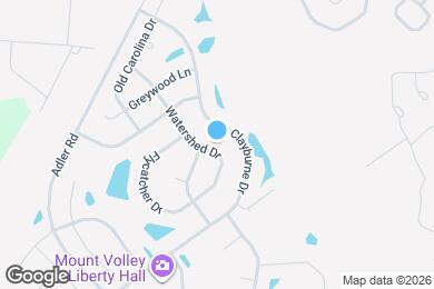 Map image of the property - 425 Watershed Dr