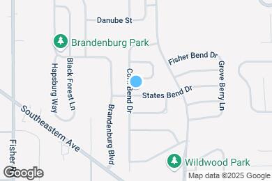 Map image of the property - 7850 States Bend Dr