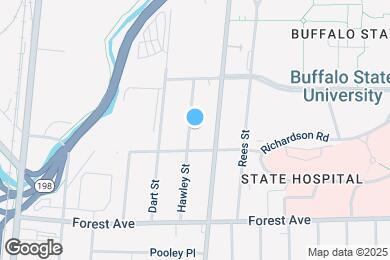 Map image of the property - 107 Hawley St