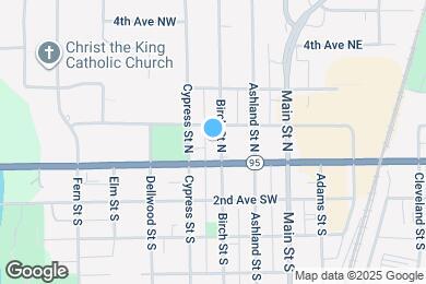 Map image of the property - 133 Birch St N