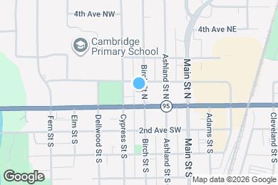 Map image of the property - 141 Birch St N