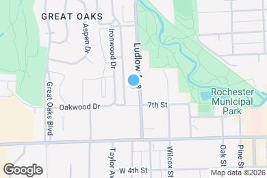 Map image of the property - 725 Ludlow Ave