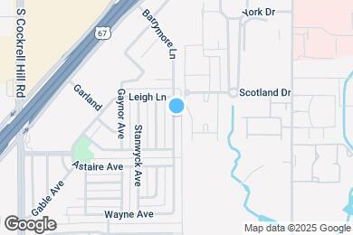 Map image of the property - 1026 Barrymore Ln
