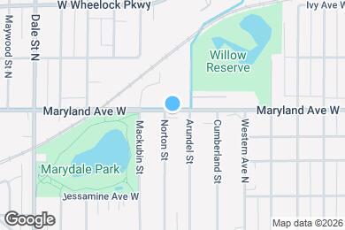 Map image of the property - 464 Maryland Ave W