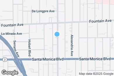 Map image of the property - 1199 N Normandie Ave