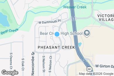 Map image of the property - 10557 W Dartmouth Ave