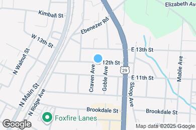 Map image of the property - 504 E 12th St
