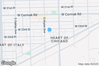 Map image of the property - 2314 S Seeley Ave