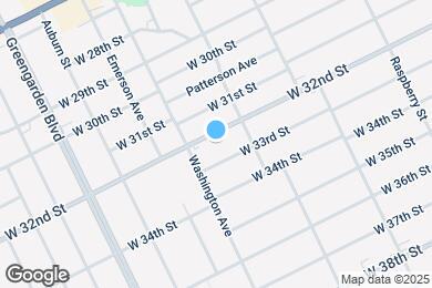 Map image of the property - 1435 W 32nd St