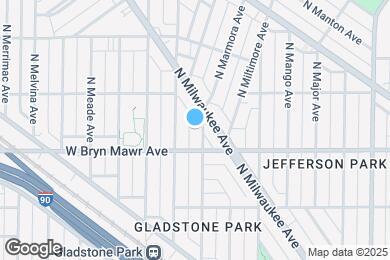 Map image of the property - 5620 N Marmora Ave