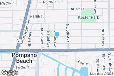 Map image of the property - 400 NE 2nd St