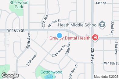 Map image of the property - 1629 26th Ave Ct